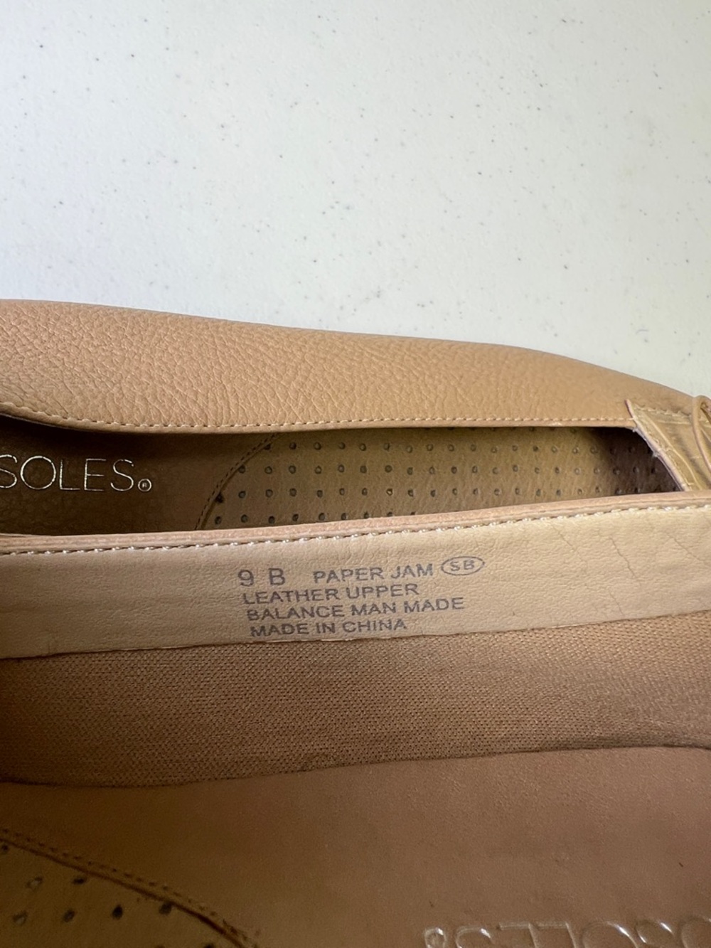 AEROSOLES Women's Tan Croc-Detail Leather Upper Loafers with Bow Size 9B - Picture 14 of 17